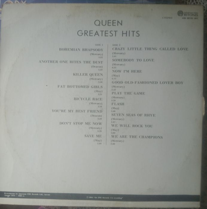 Виниловая  пластинка Queen