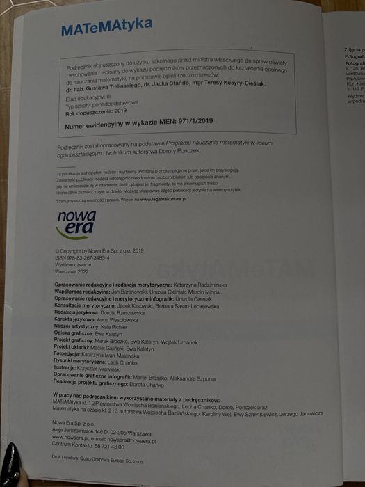 podrecznik matematyka liceum/technikum