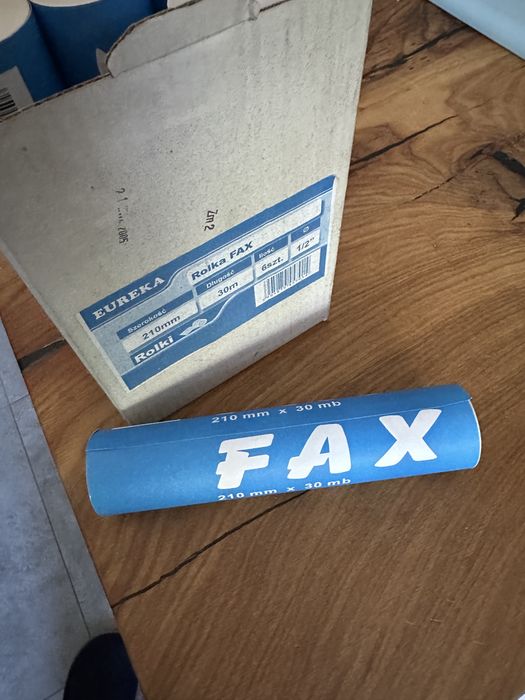 5x Papier do FAXu - 210mm x 30mb