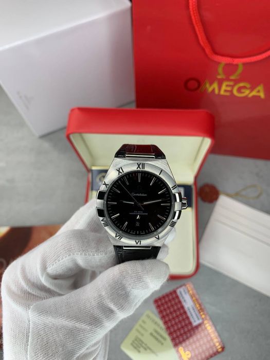 Чоловічий годинник Omega constellation 41 mm. Мужские швейцарские часы