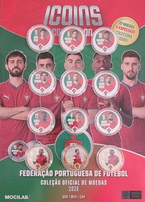 Moedas Icoins Federação Portuguesa de Futebol 2026