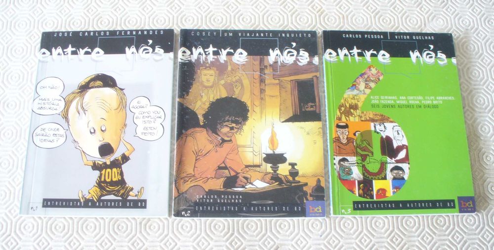 Coleção Entre Nós; Entrevistas a autores de BD 1 a 3