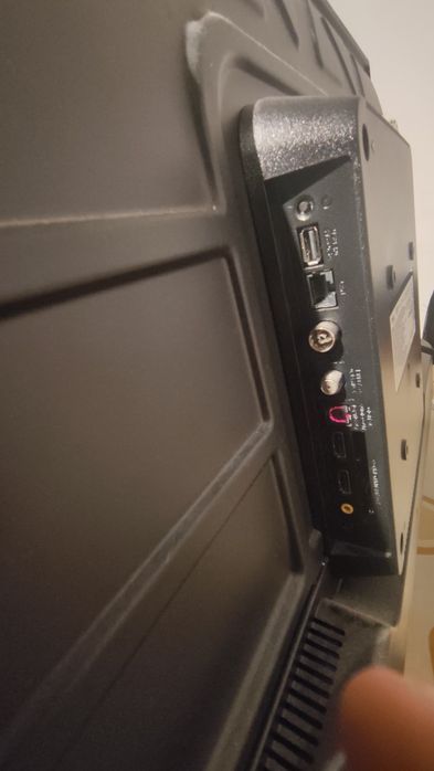 Tv tcl com a tela partida