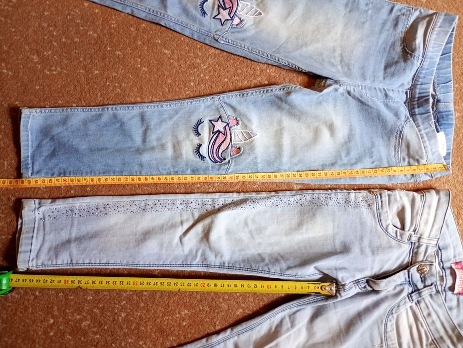 Джинси 2 пари для дівчинки 5-7 років