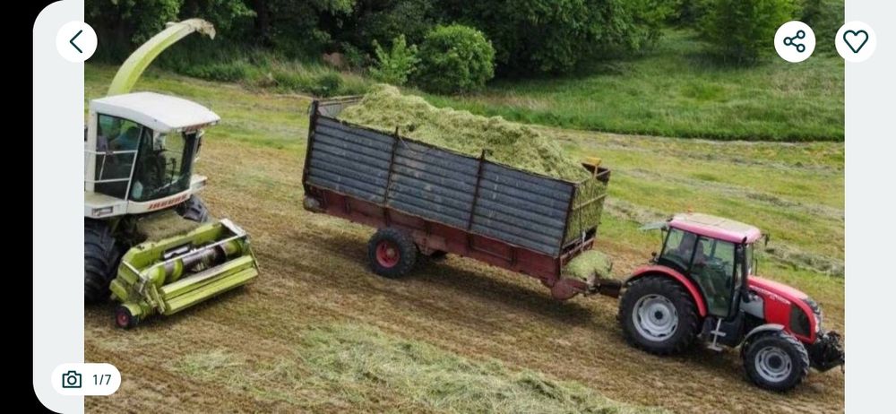 Przyczepa objetosciowa laweta brandyss samozbierajaca d47