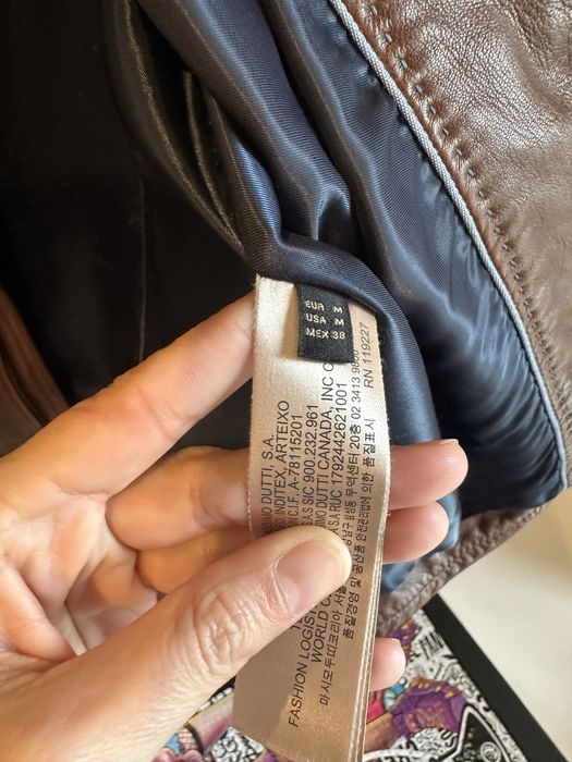 Casaco homem 100% pele Massimo Dutti tam M