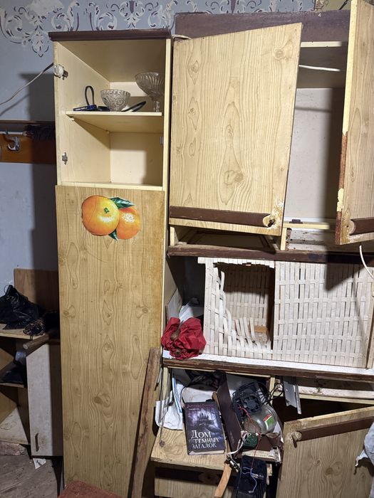 Шафа/дрова з сервантом радянська