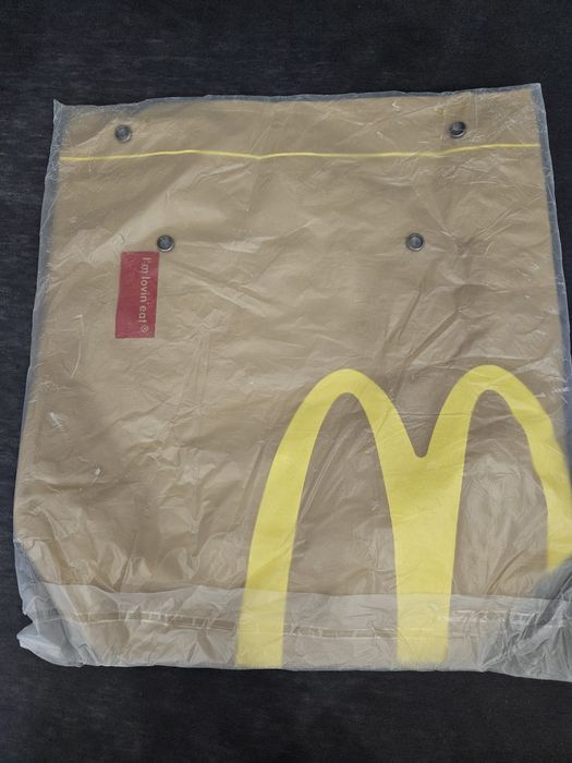 Plecak torba mcdonald worek fajna cool swag rzadka mac