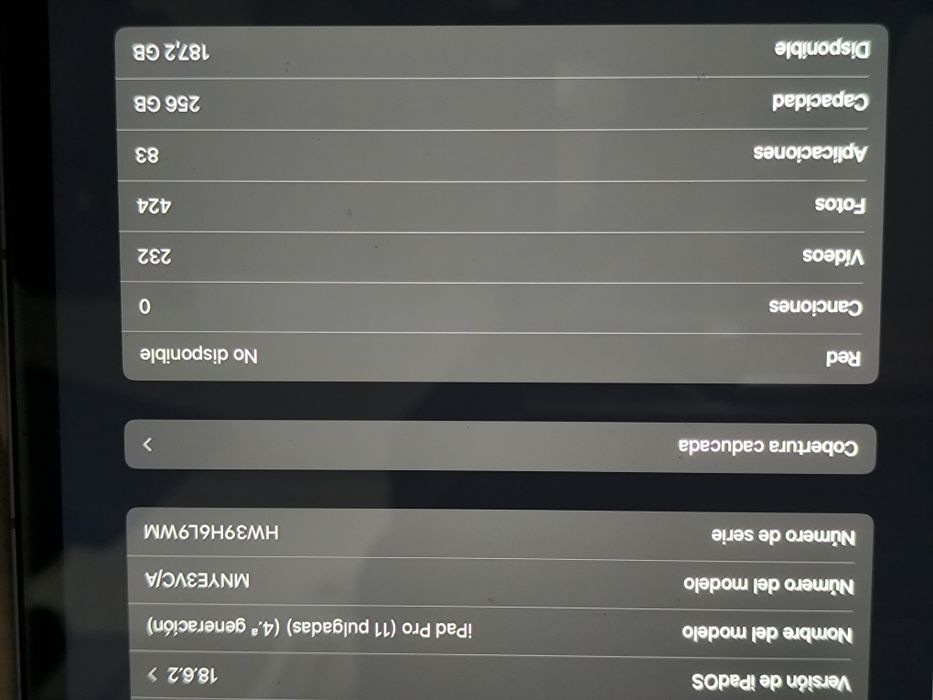 iPad pro 11 celular WiFi 4gen