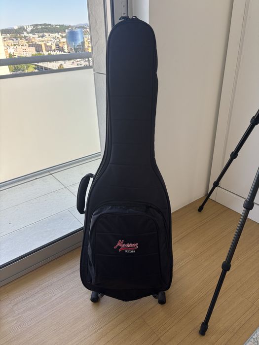 Guitarra Manson MA EVO Sustainiac/Fuzz Factory em Dry Satin Black