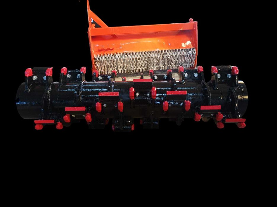 Głowica kosząca z agresywnym rotorem do koparki lub wysięgnika