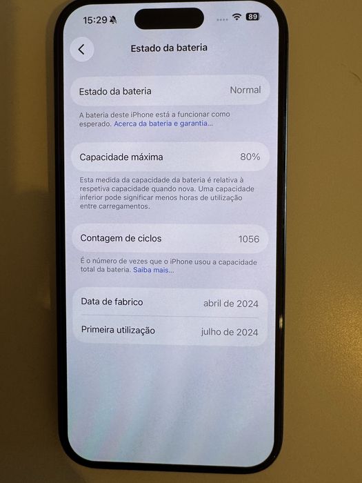 Iphone 15 pro 128GB como novo