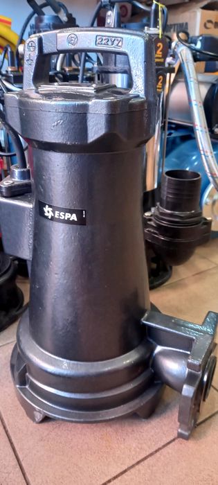 Фекальный насос. Дренажный насос. Насос для откачки. Espa