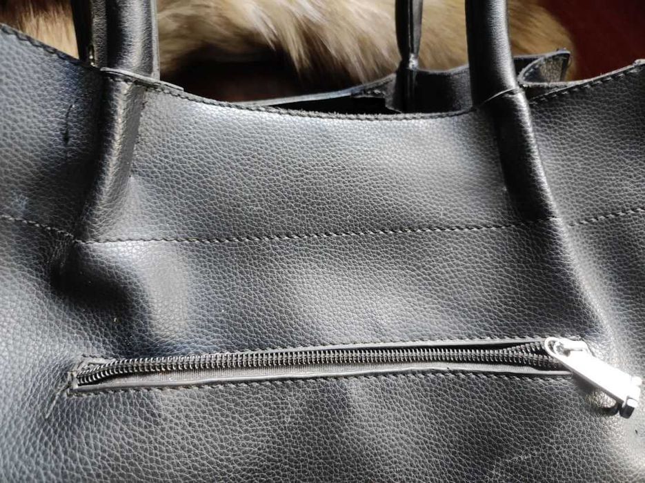 torebka do ręki shopper worek elegancka zdobiona tłoczony wzór