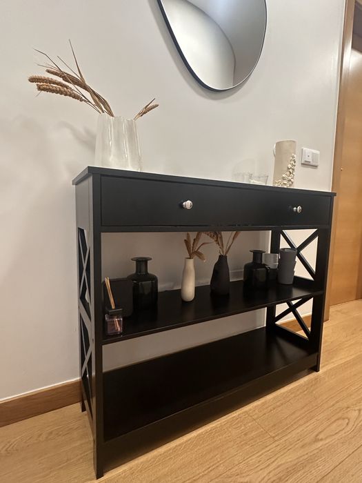 Aparador/Mesa Consola preto