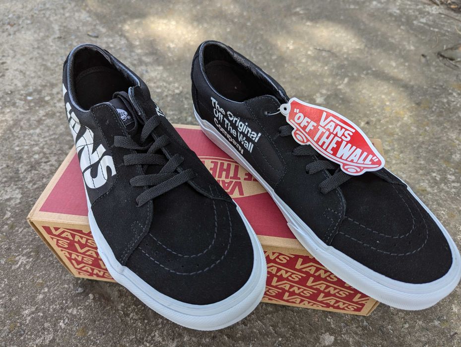 Vans SK8-low Мужские кеды. Кожа. Оригинал.