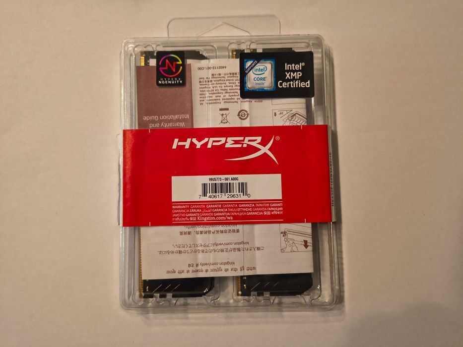 Pamięć RAM DDR4 Kingston HyperX Fury RGB - 2x8GB 3200MHz - NOWE