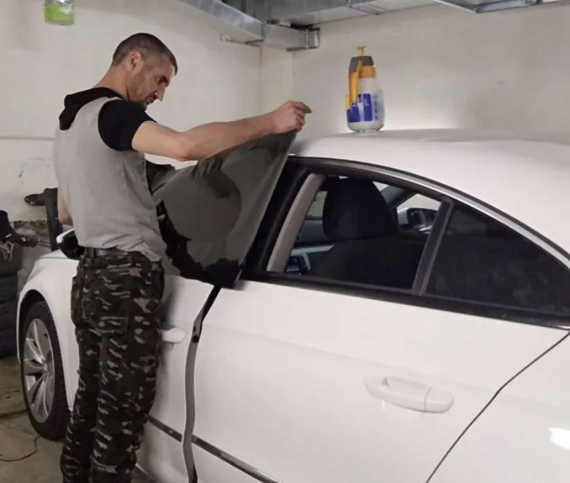 Тонировка Затонировать Стекла Автомобиля Демонтаж старой пленки