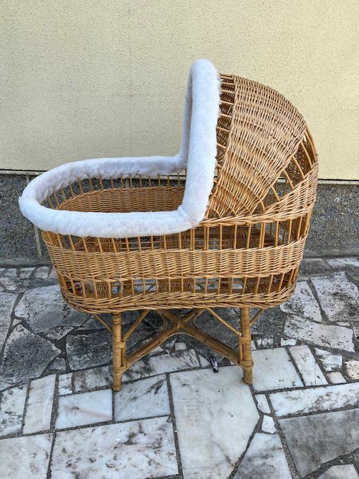 Berço de Verga/Vime Vintage