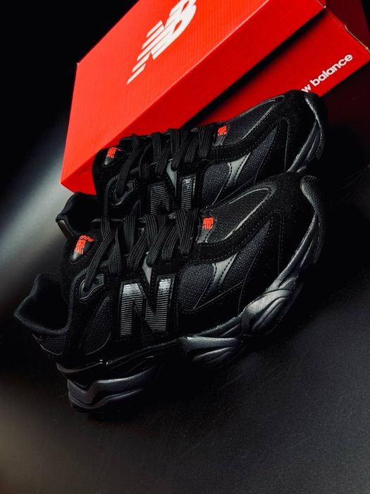 Кроссовки New Balance мужские Черные красовки new balance 9060  летние нью беланс  универсальные кроссовки все размеры  newbalance  красовки ньюбеланс