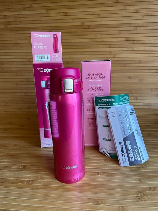Термокружка Zojirushi SM 480 мл Navy, Khaki, Pink, Deep Cherry, White