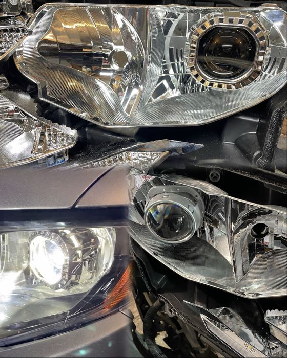 Полировка фар , перепаковка , ремонт, установка линз, бронепленка