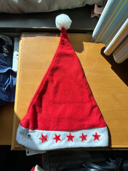 Lote de 3 Gorros de Natal / Pai Mãe Natal com LEDs / Cutty Sark