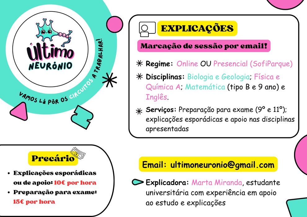 Explicações e Materiais de Estudo- Último Neurónio418190049317365760