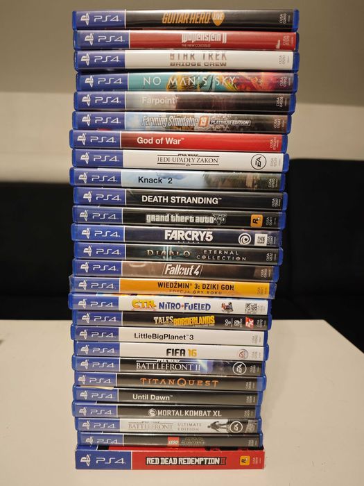 Gry PS4 Fifa Fallout Wiedźmin Diablo i inne