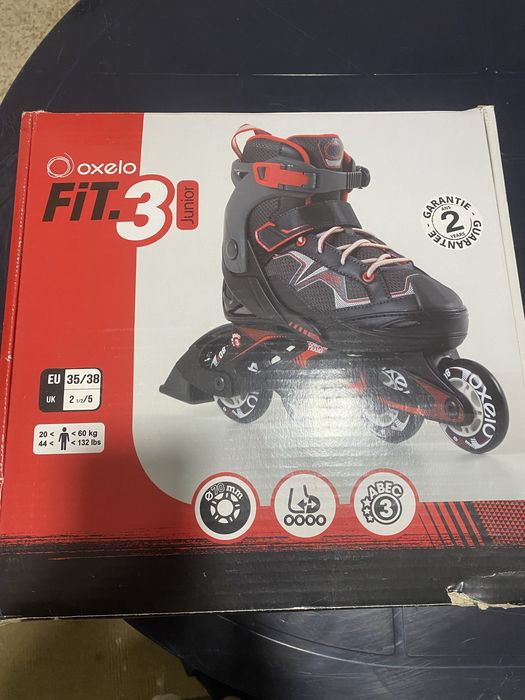 Patins em linha de 4 rodas junior (35-38)