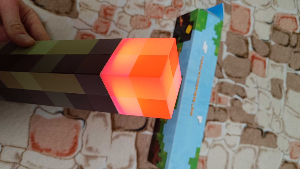 Minecraft Torch факел майнкрафт ночник светильник світильник