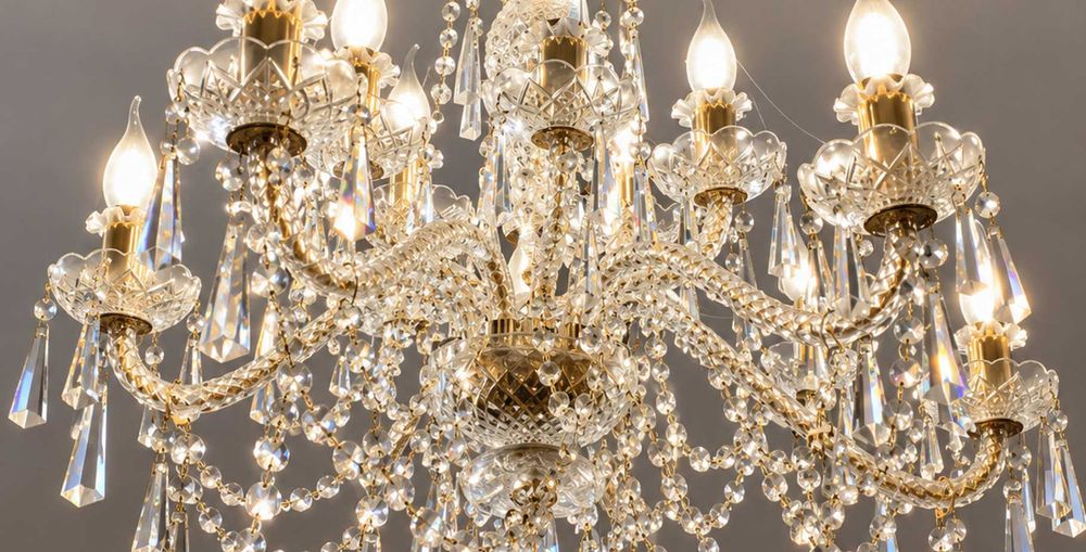 Кришталева люстра Glass LPS Bohemia Crystal, 10 ріжків, Словаччина