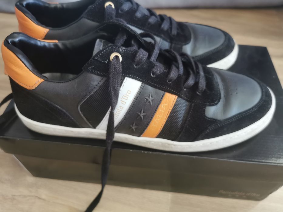 Włoskie sneakersy skórzane, rozm. 41