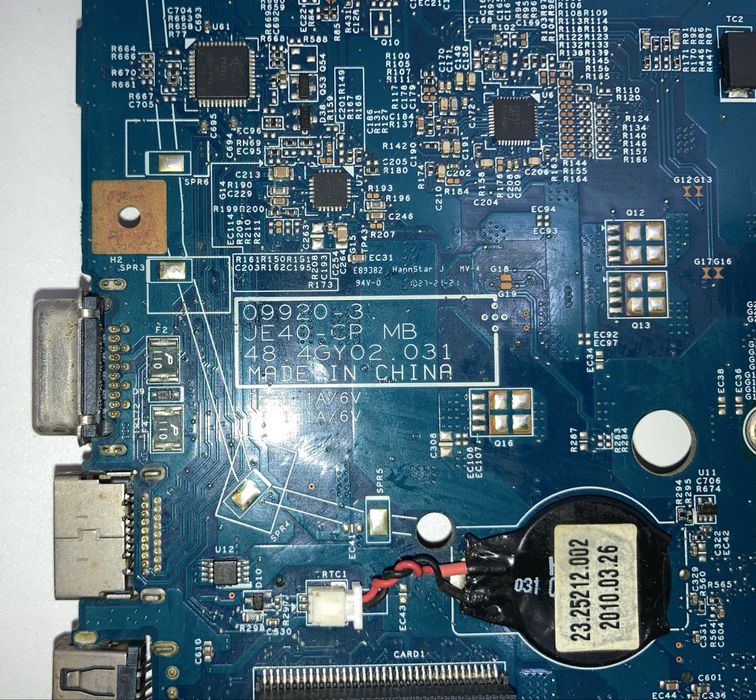 Płyta główna JE40-CP Acer Aspire Travelmate eMachines 730/740/640