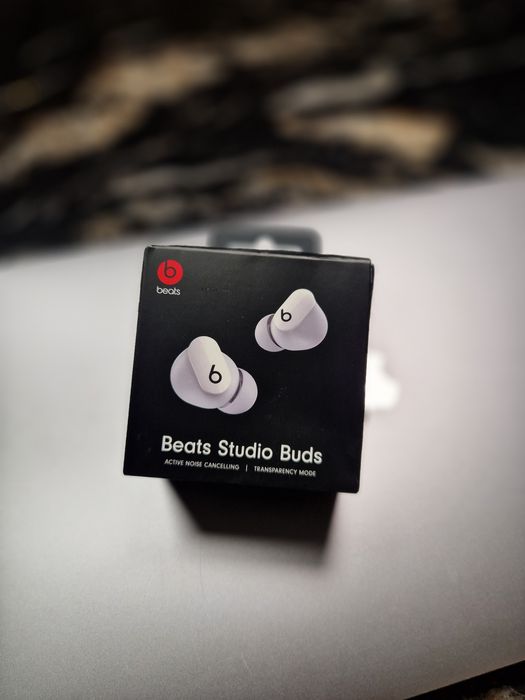 Słuchawki bezprzewodowe Beats Studio Buds ANC – białe, nowe,zapakowane