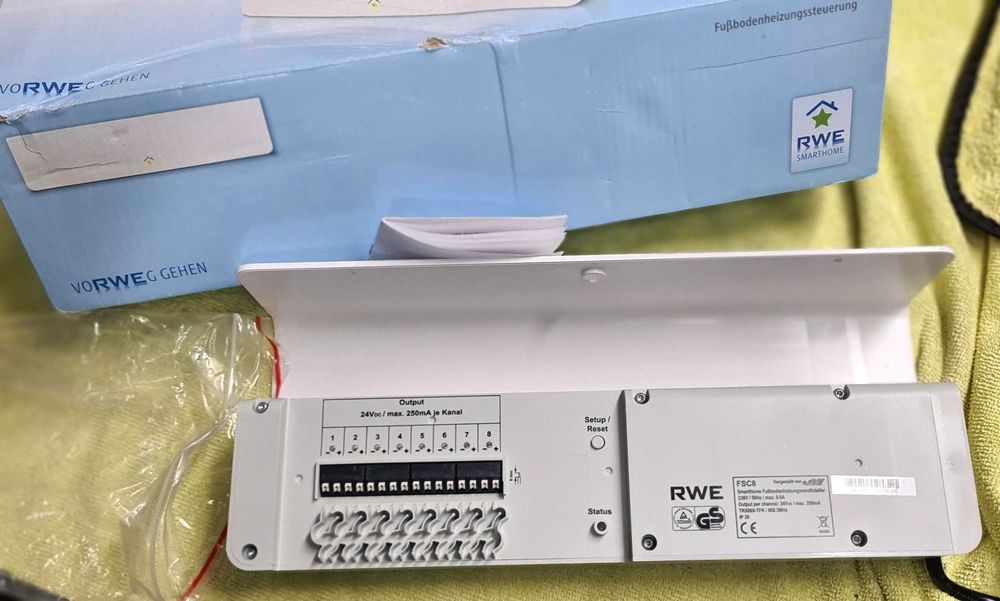 Controlador para aquecimento de piso da Innogy SmartHome