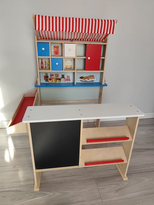 Sklep drewniany do zabawy dla dzieci