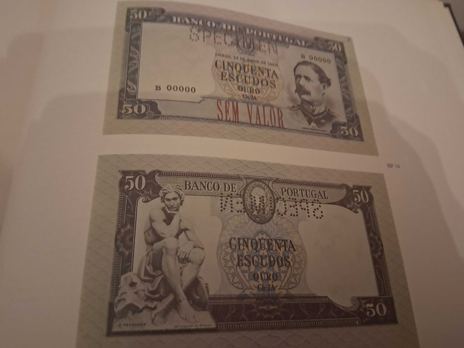 Livro O Papel-Moeda em Portugal (Banco de Portugal)