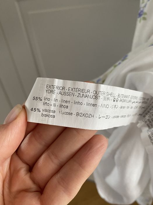 Letnia lniana sukieneczka ZARA 120