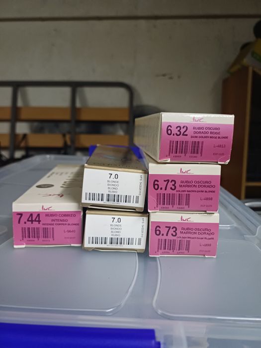 56 coloraçoes LUC - saldo de estoque