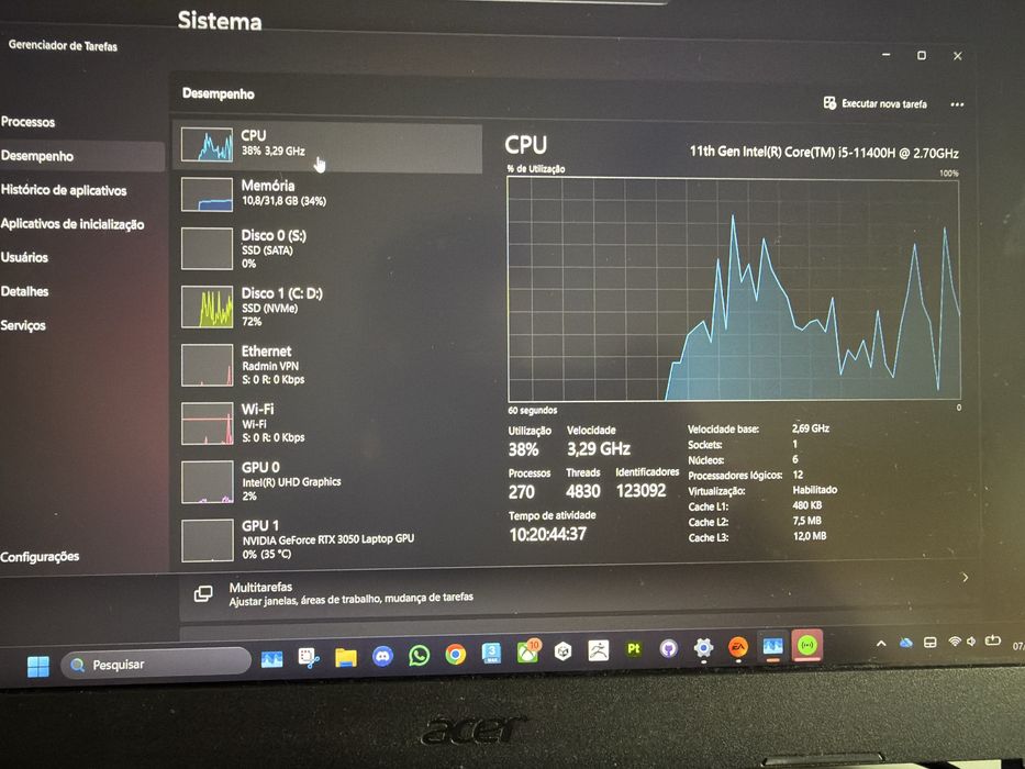 Acer Nitro 5 - ótima oportunidade