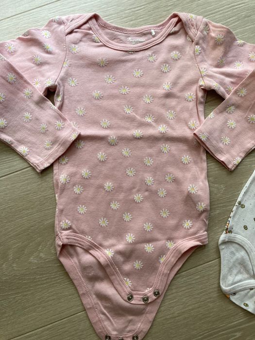 Body z długim i krótkim rękawem rozm. 104