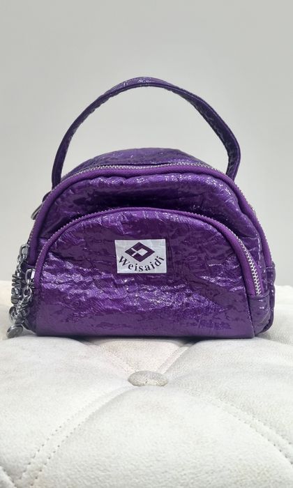 Сумка фіолетова з штучної шкіри