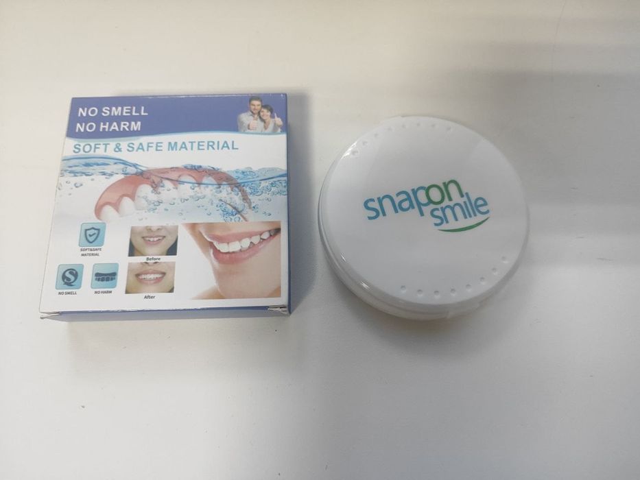 Виниры верхние и нижние челюсти SnapOn Smile Veneers + полимерный гель