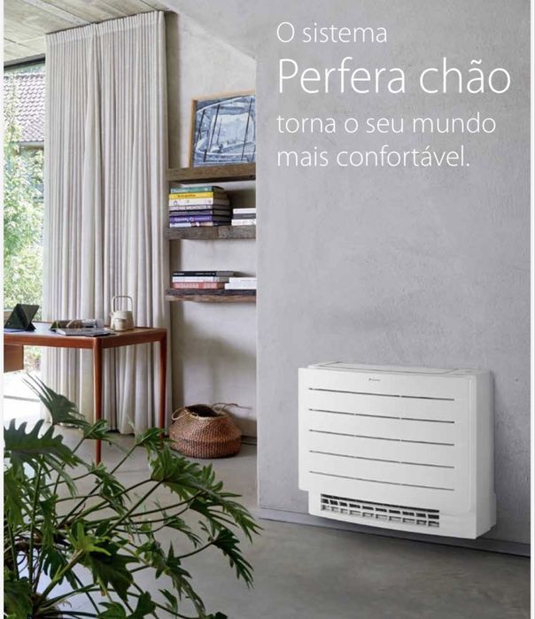 2x Ar Condicionado Daikin Chão Perfera Bluevolution 9000 BTU (Como Novos)