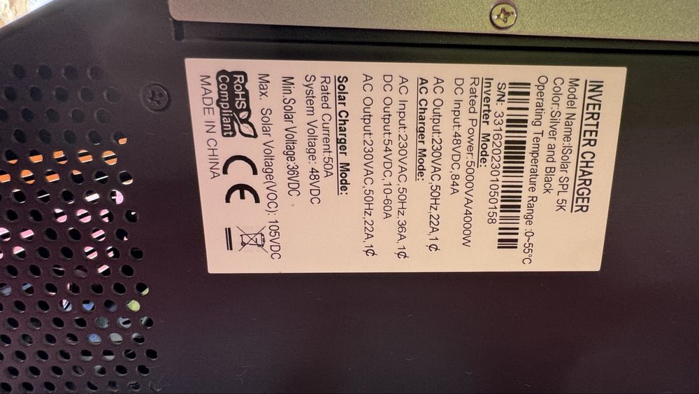 Гибридный Инвектор EA Sun power ( Solar SPL 5K)
