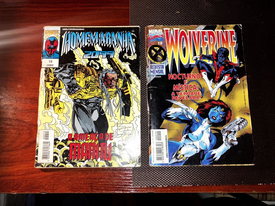 Bandas Desenhadas: Wolverine, Super-Homem, Homem-Aranha, DC.