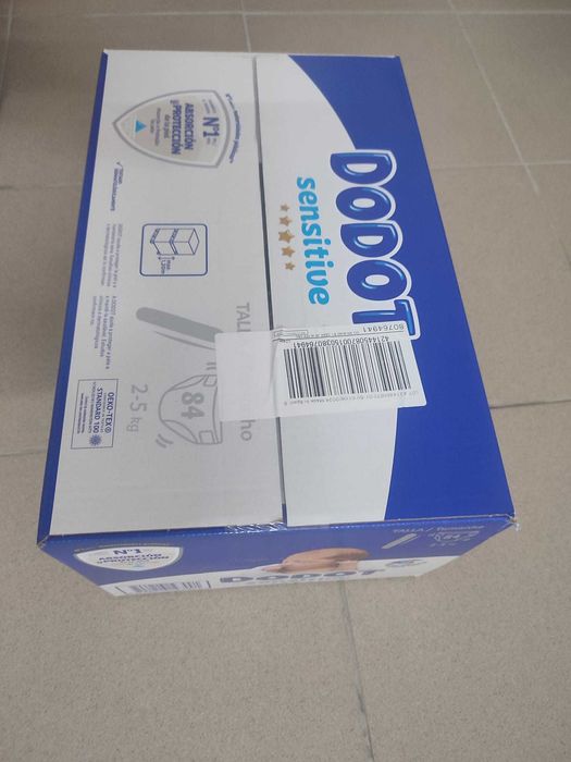 Fraldas Bebé DODOT Sensitive 1  - 84 unidades