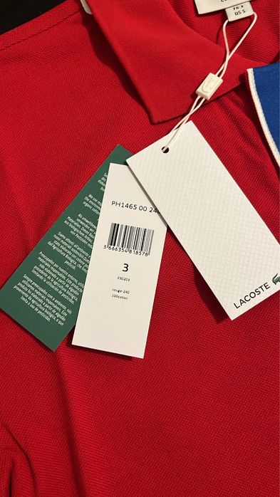 Polo Lacoste ( Vermelho)