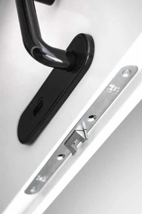 Drzwi techniczne Hormann, białe, antracyt, brąz i ocynk